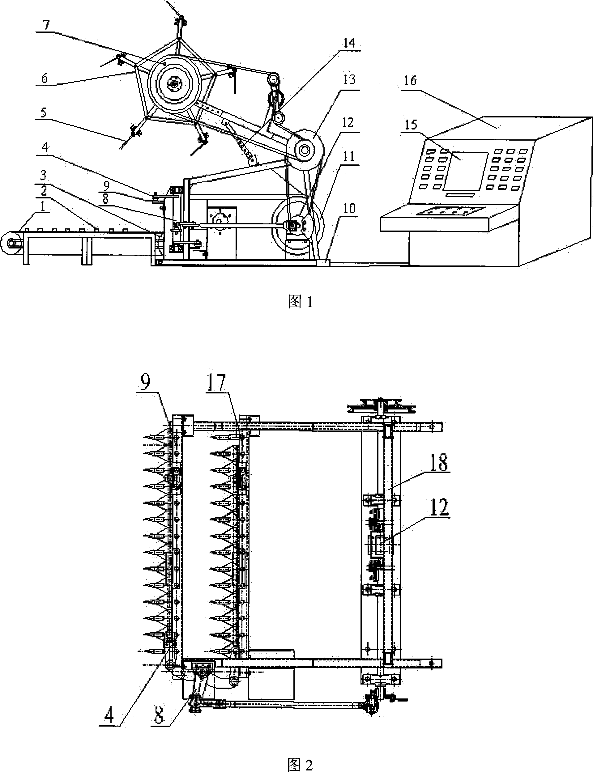 Stalk cutting test device and method