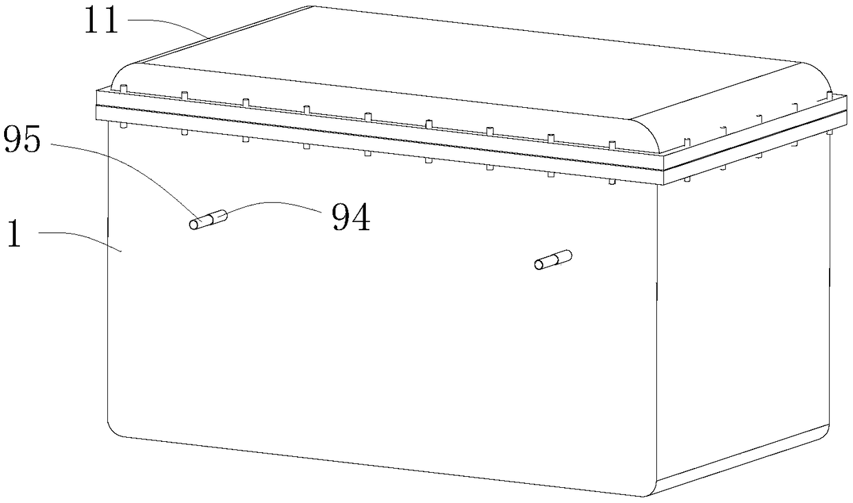 A dyeing and water squeezing integrated device for cloth printing and dyeing