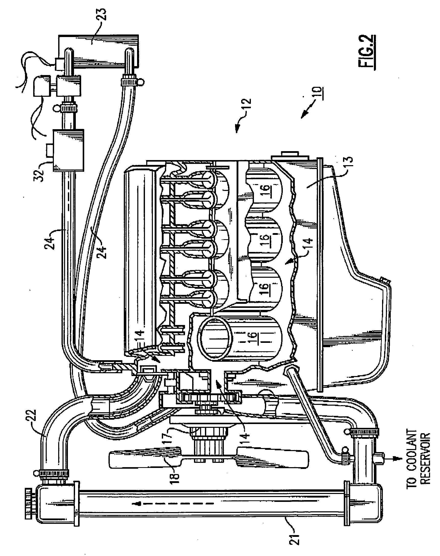 Heating element for an internal combustion engine