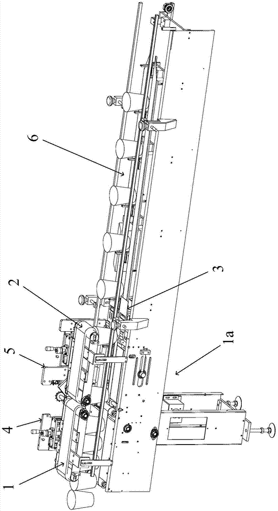 Material neatening and conveying device