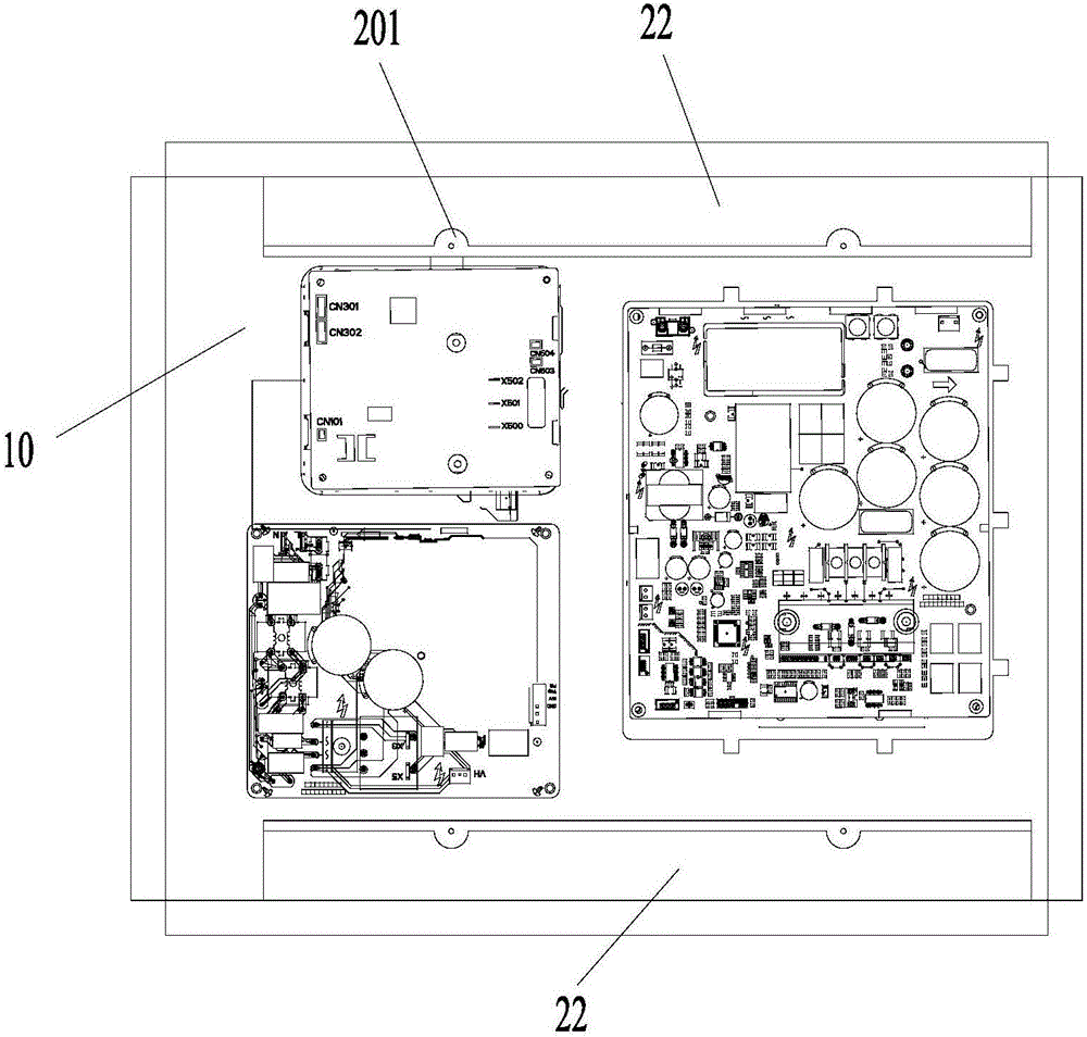 Electrical box and air conditioner with same