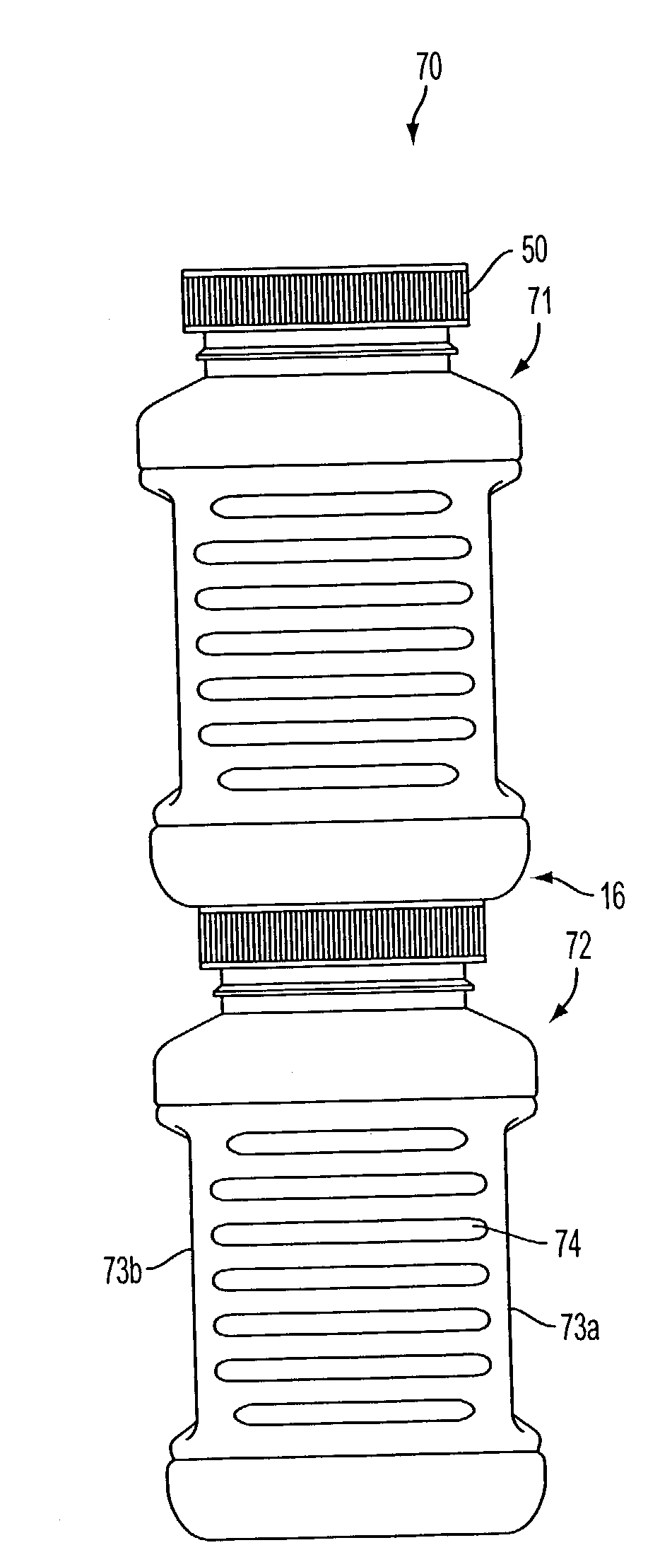 Container with stackable base