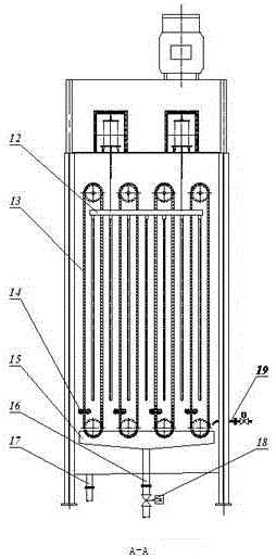 Wet type flexible movable pole plate electrostatic dust collector with rotating brushes