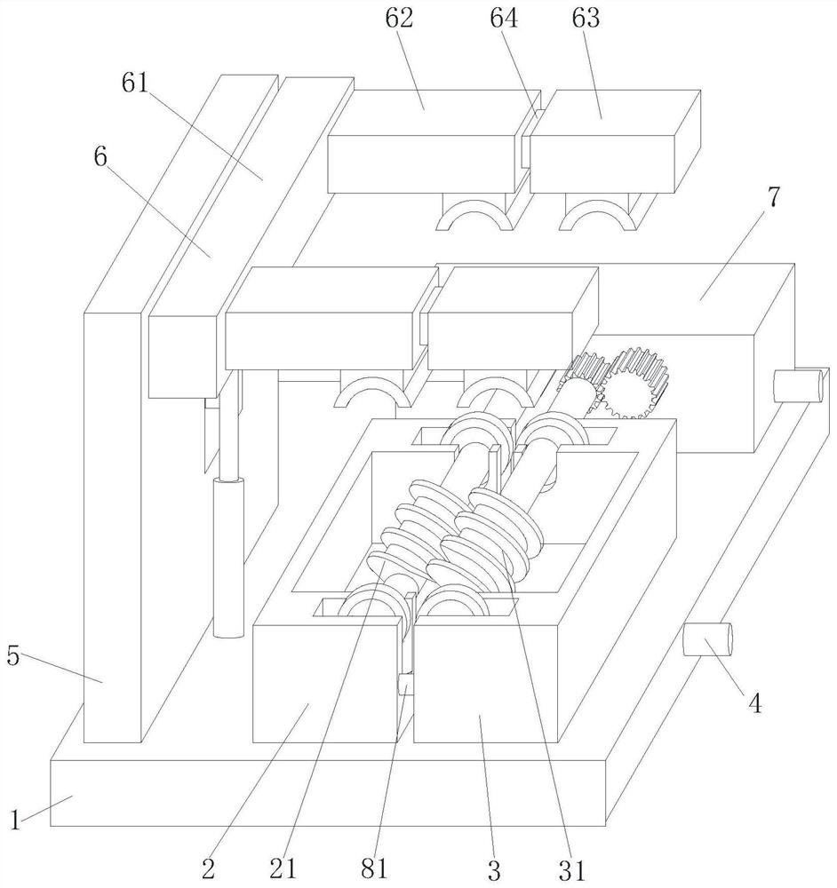 Double-screw refrigeration compressor production performance testing system and method