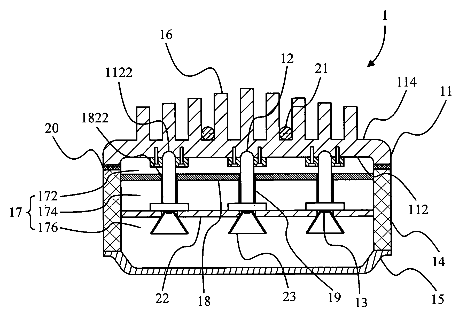 Light-Emitting Diode Illuminating Equipment with High Power and High Heat Dissipation Efficiency