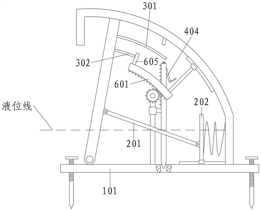 Water conservancy project flood prevention device convenient to disassemble and assemble