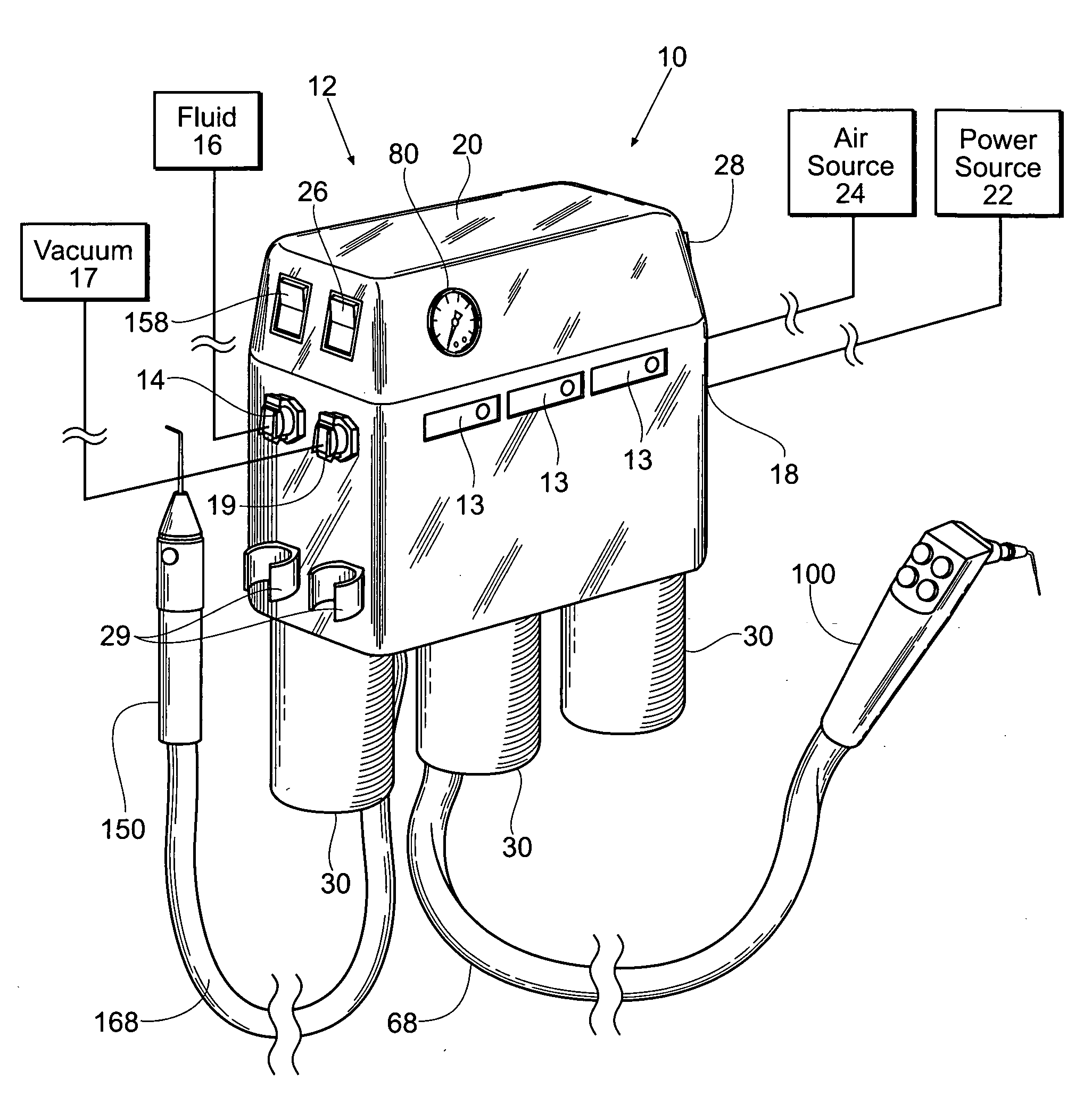 Ultrasonic endodontic dental irrigator