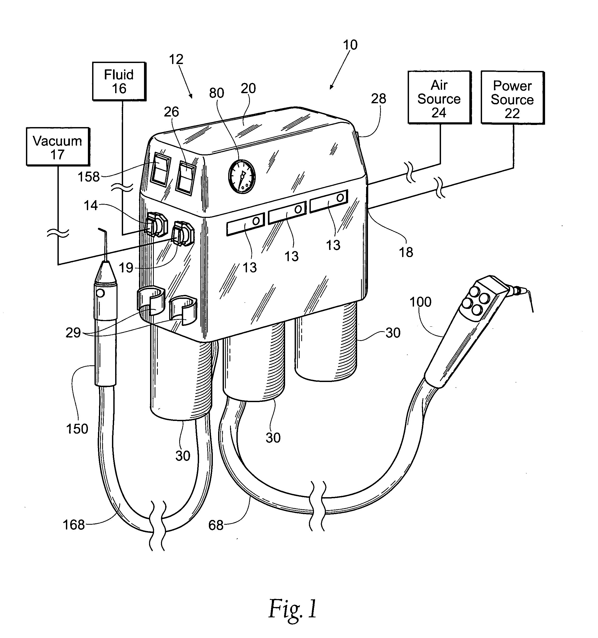 Ultrasonic endodontic dental irrigator