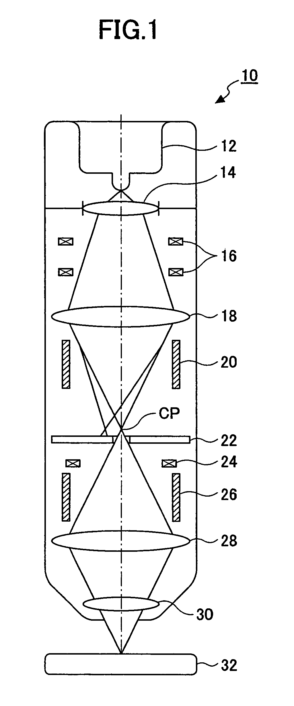 Electron beam applying apparatus and drawing apparatus