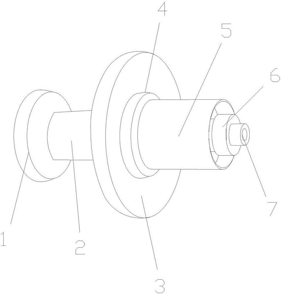 Mine tramcar wheel axle bracket