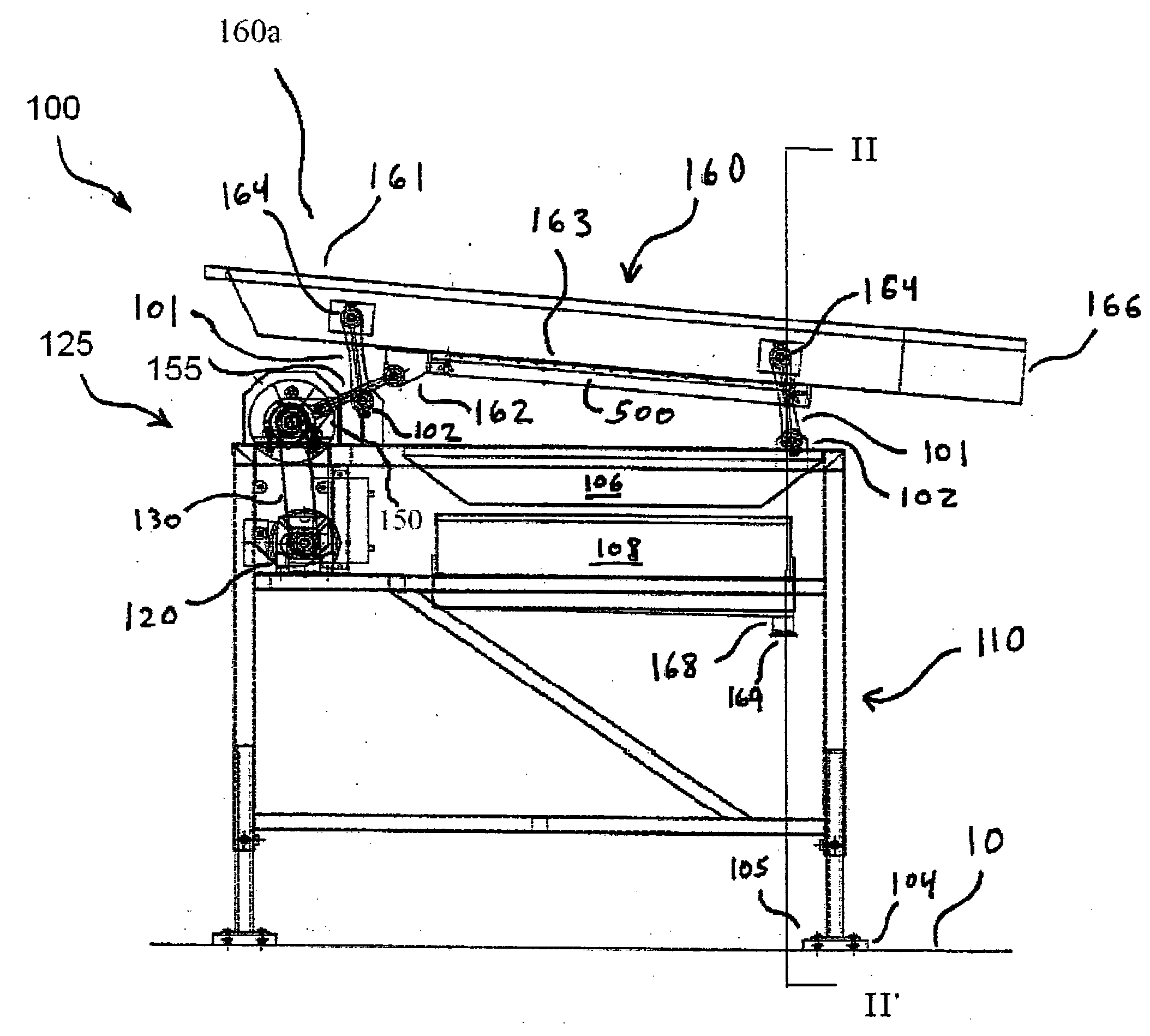 Oscillating sorting device for grape berries