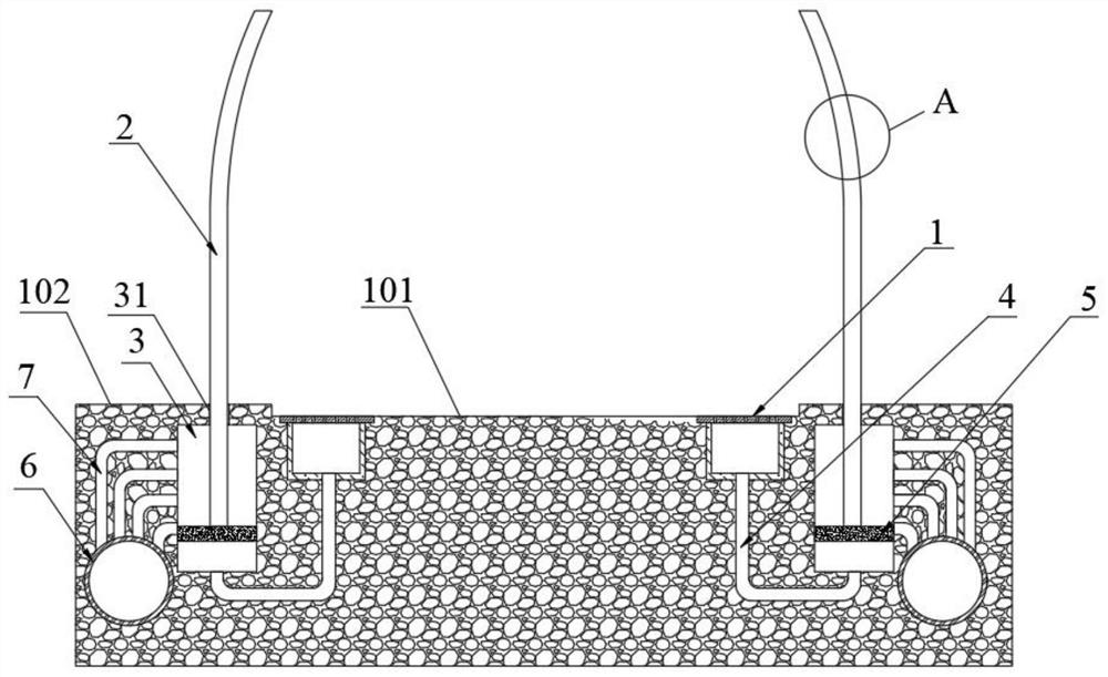 Environment-friendly highway sound insulation board