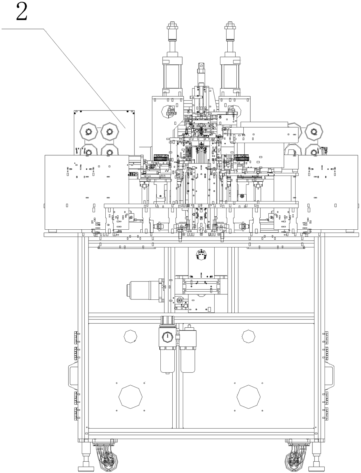 Automatic welding equipment of USB wire