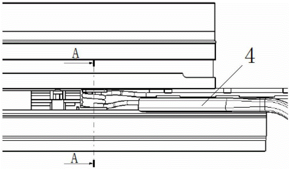 Installation structure for air guide net of automobile skylight