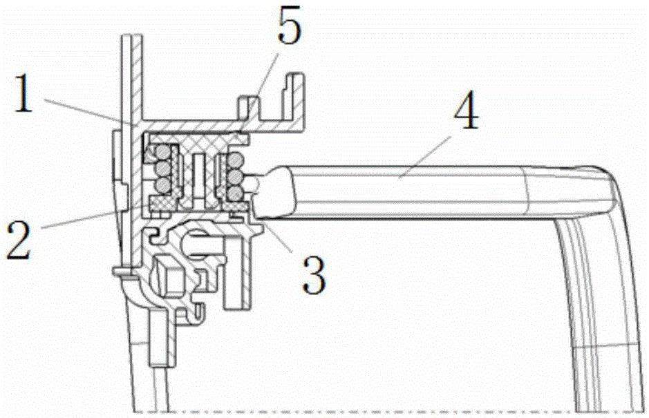 Installation structure for air guide net of automobile skylight