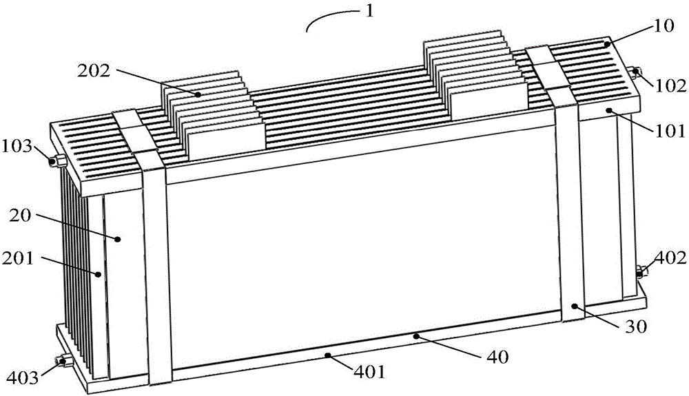 Partial cooling battery module suitable for softly-packaged lithium ion battery