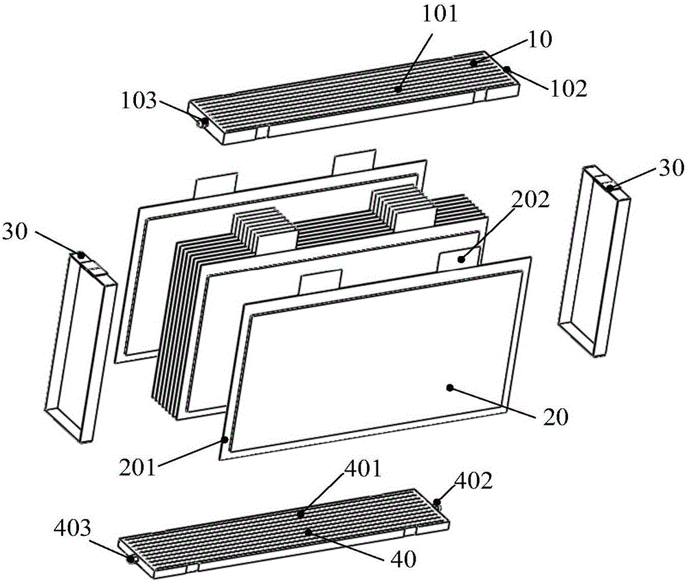 Partial cooling battery module suitable for softly-packaged lithium ion battery