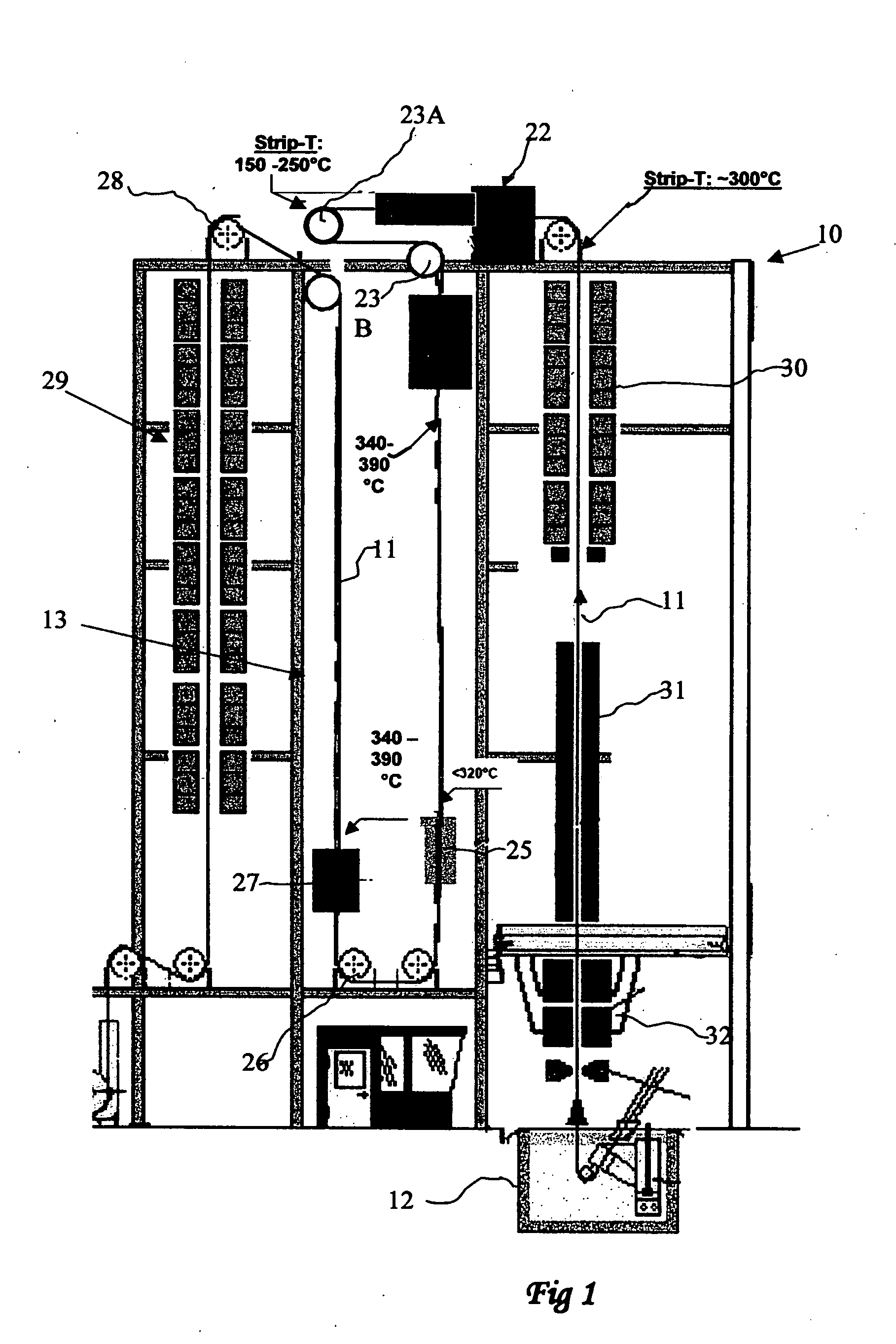 Method and apparatus for improved formability of galvanized steel having high tensile strength