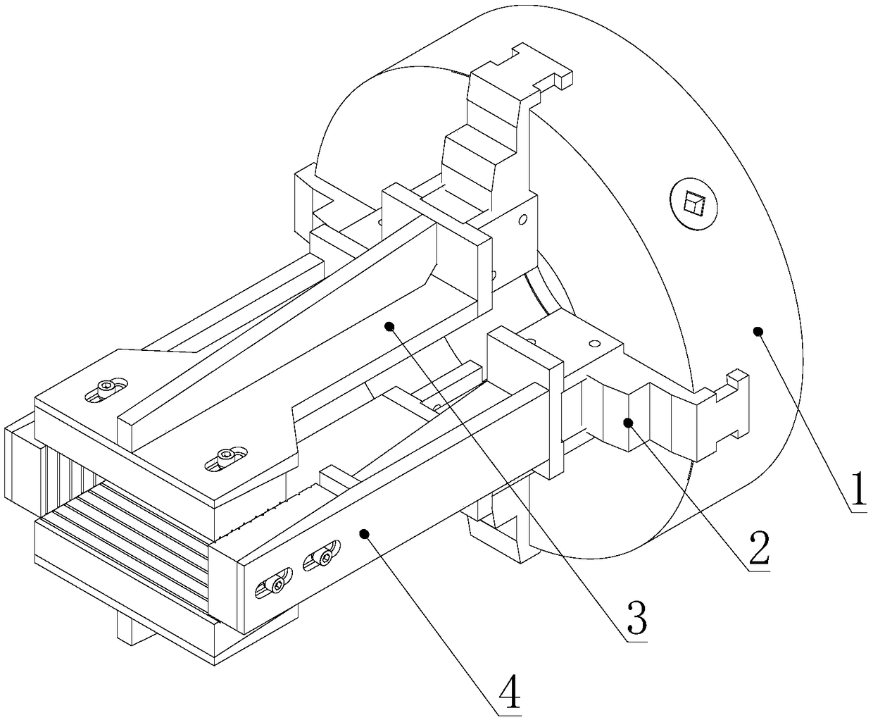 Tool used for clamping irregular workpieces