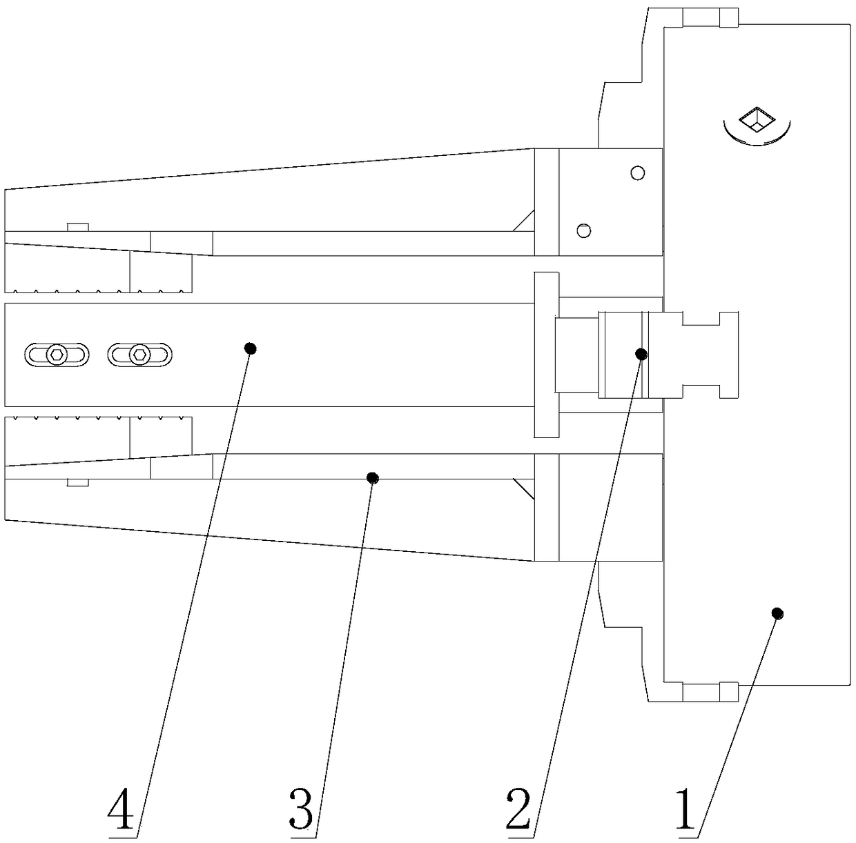 Tool used for clamping irregular workpieces