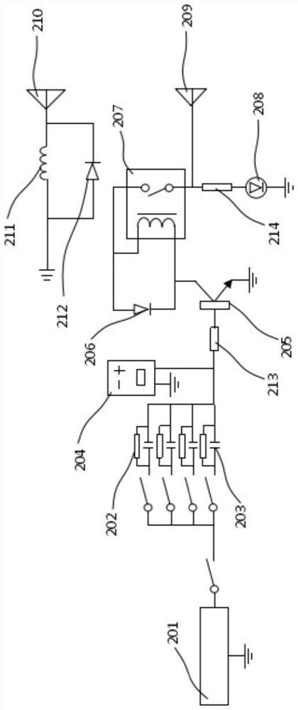 Mild discharge preparation method and device of fluorinated graphene