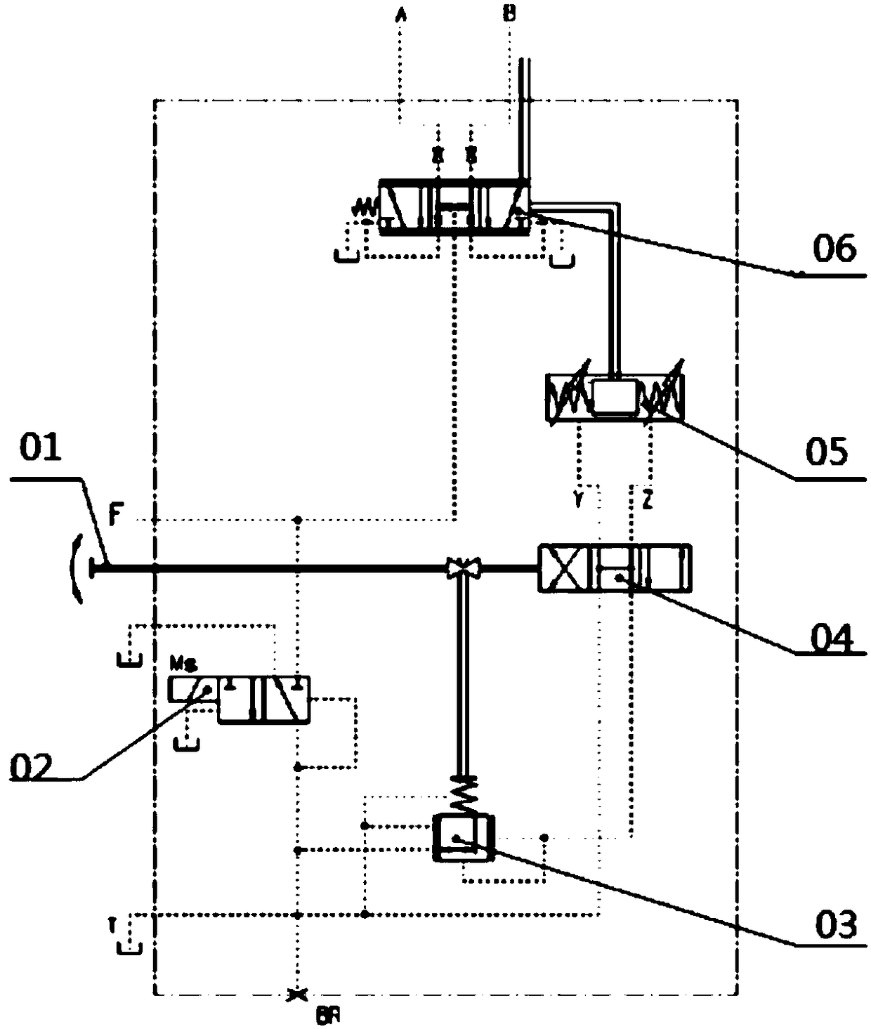 Hydraulic variable pump mechanical proportion controller and hydraulic variable pump