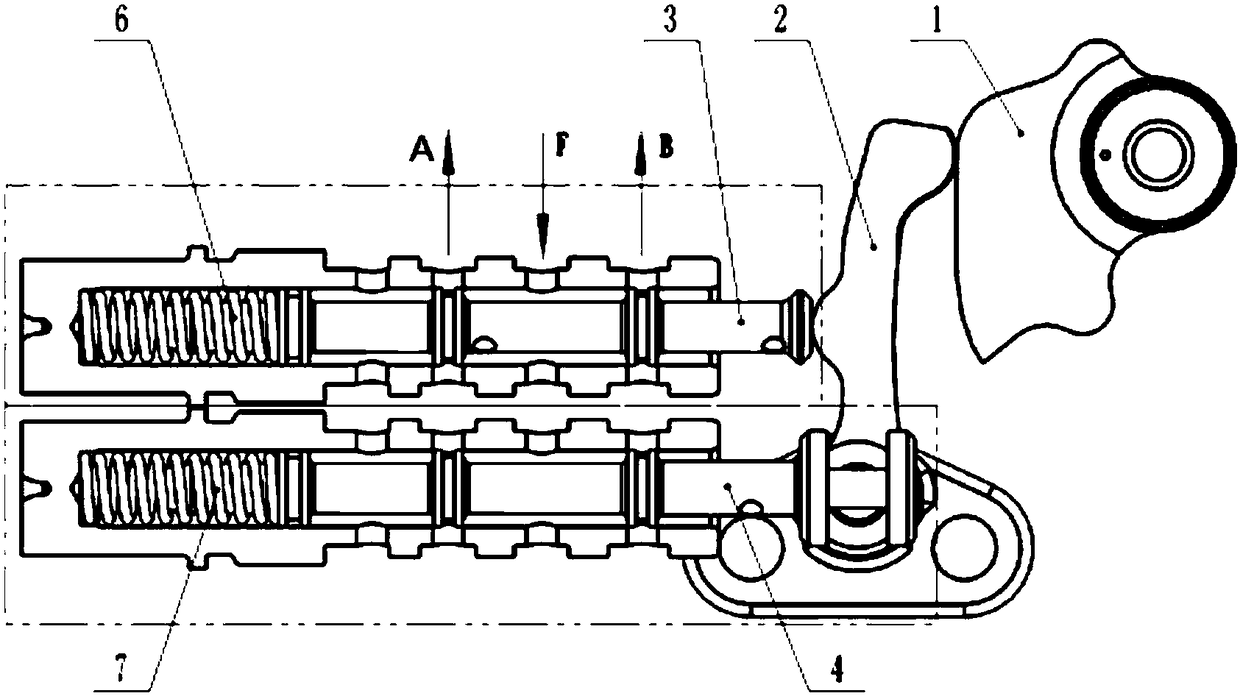 Hydraulic variable pump mechanical proportion controller and hydraulic variable pump