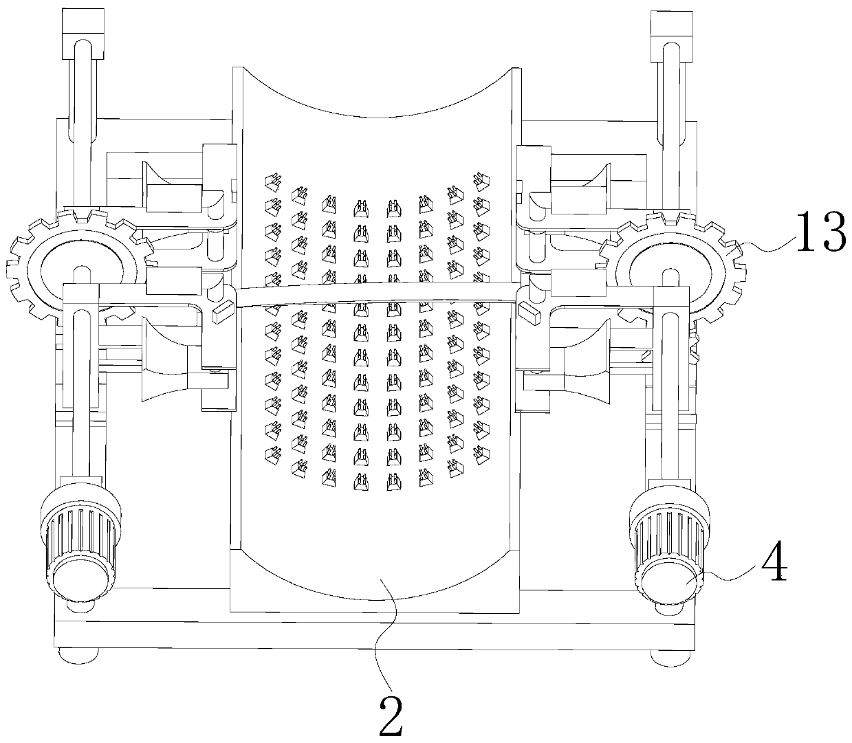 Blood collection device with pull hook fixing function for deseased pigs in animal husbandry and veterinary