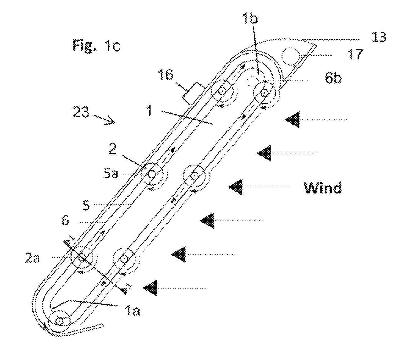 Orbiting drum wind turbine and method for the generation of electrical power from wind energy