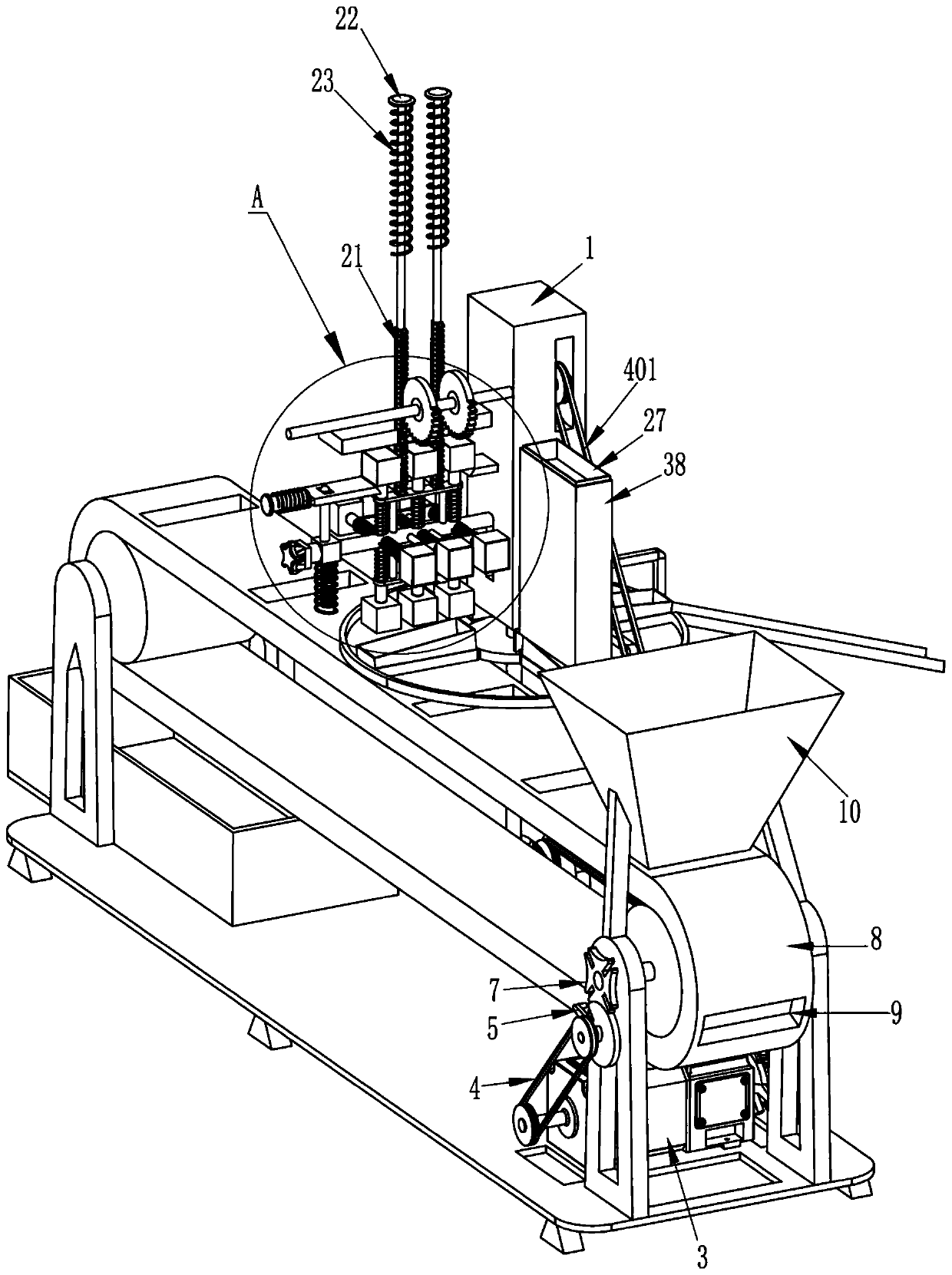 Cutting equipment capable of cutting murraya paniculata cakes into different shapes