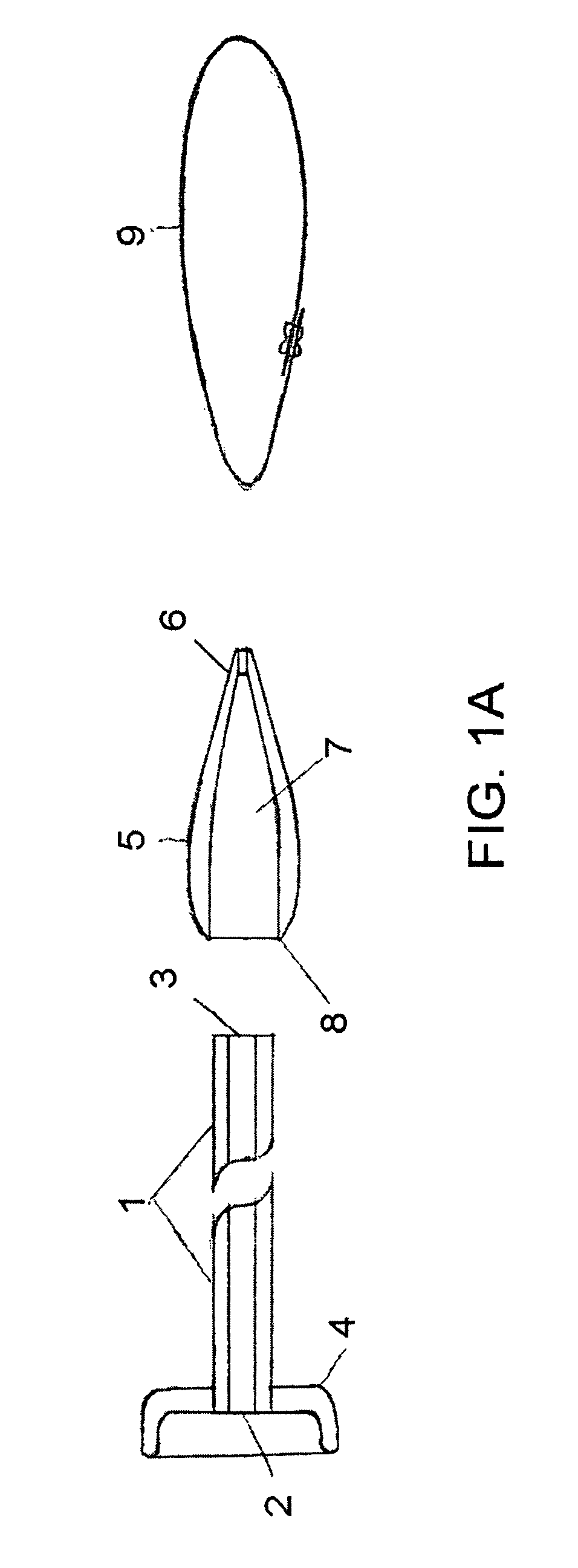 Ostomy tube device, ostomy placement kit and method for an ostomy tube placement