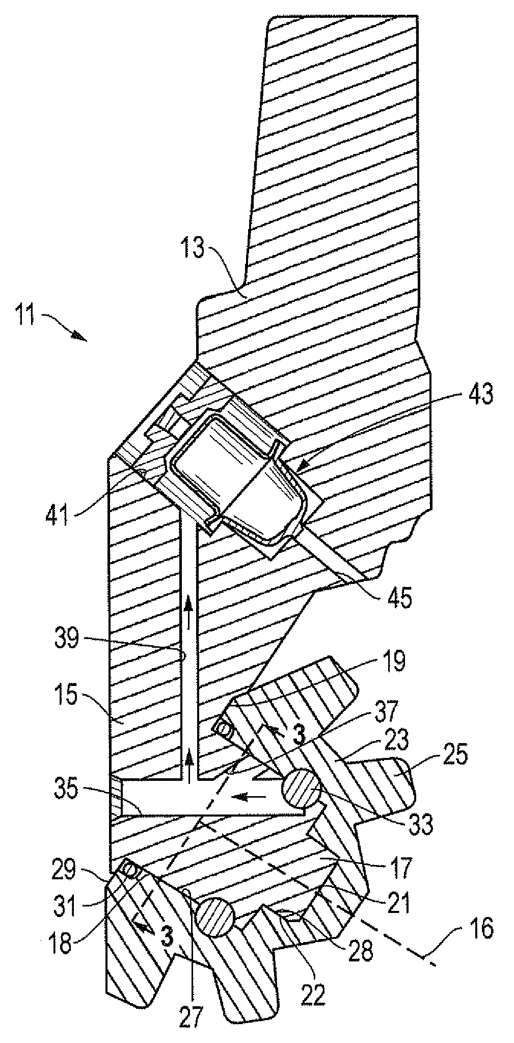 Conformal bearing for rock drill bit