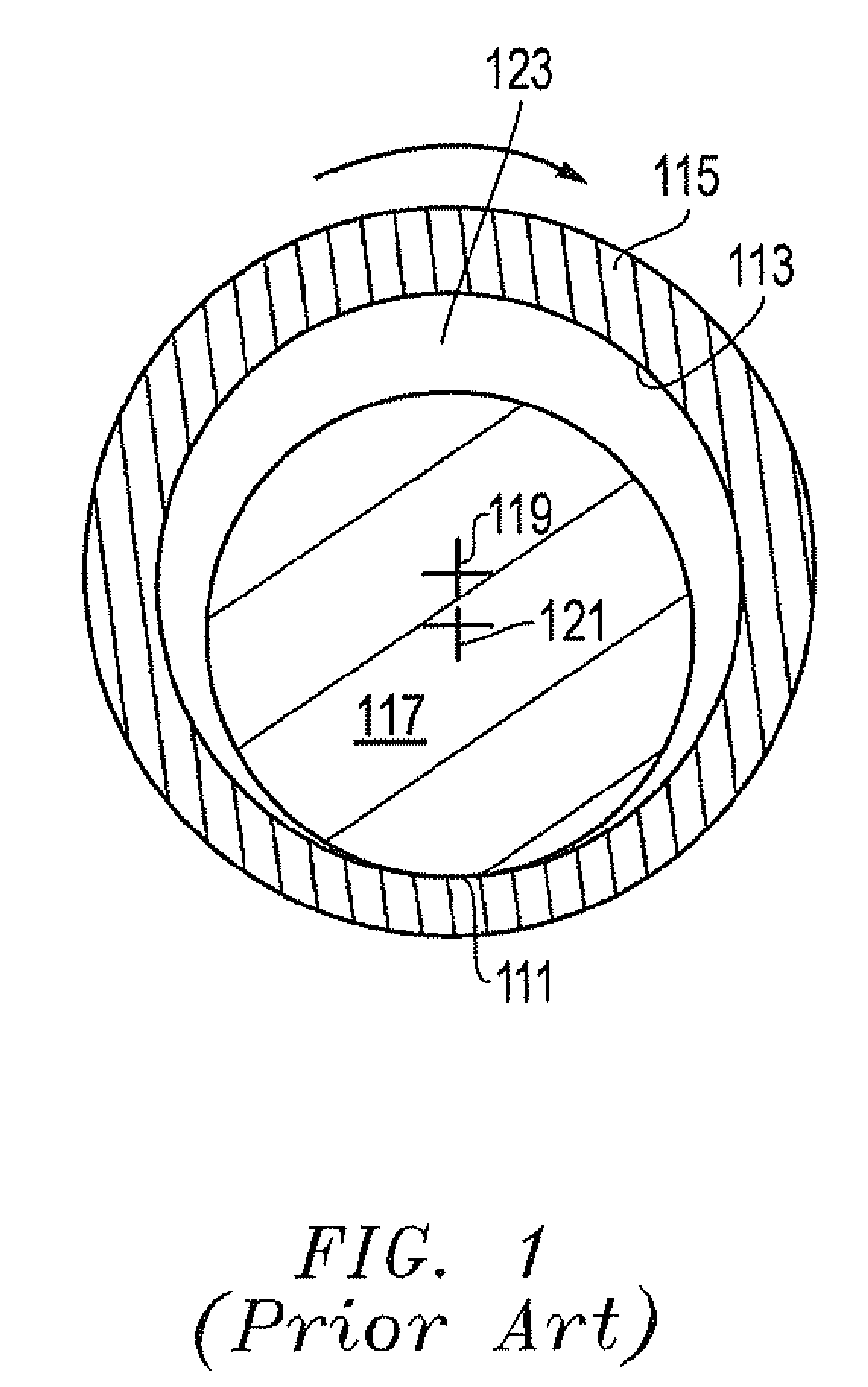 Conformal bearing for rock drill bit