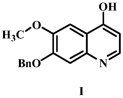 The preparation method of 7-benzyloxy-6-methoxy-4-hydroxyquinoline