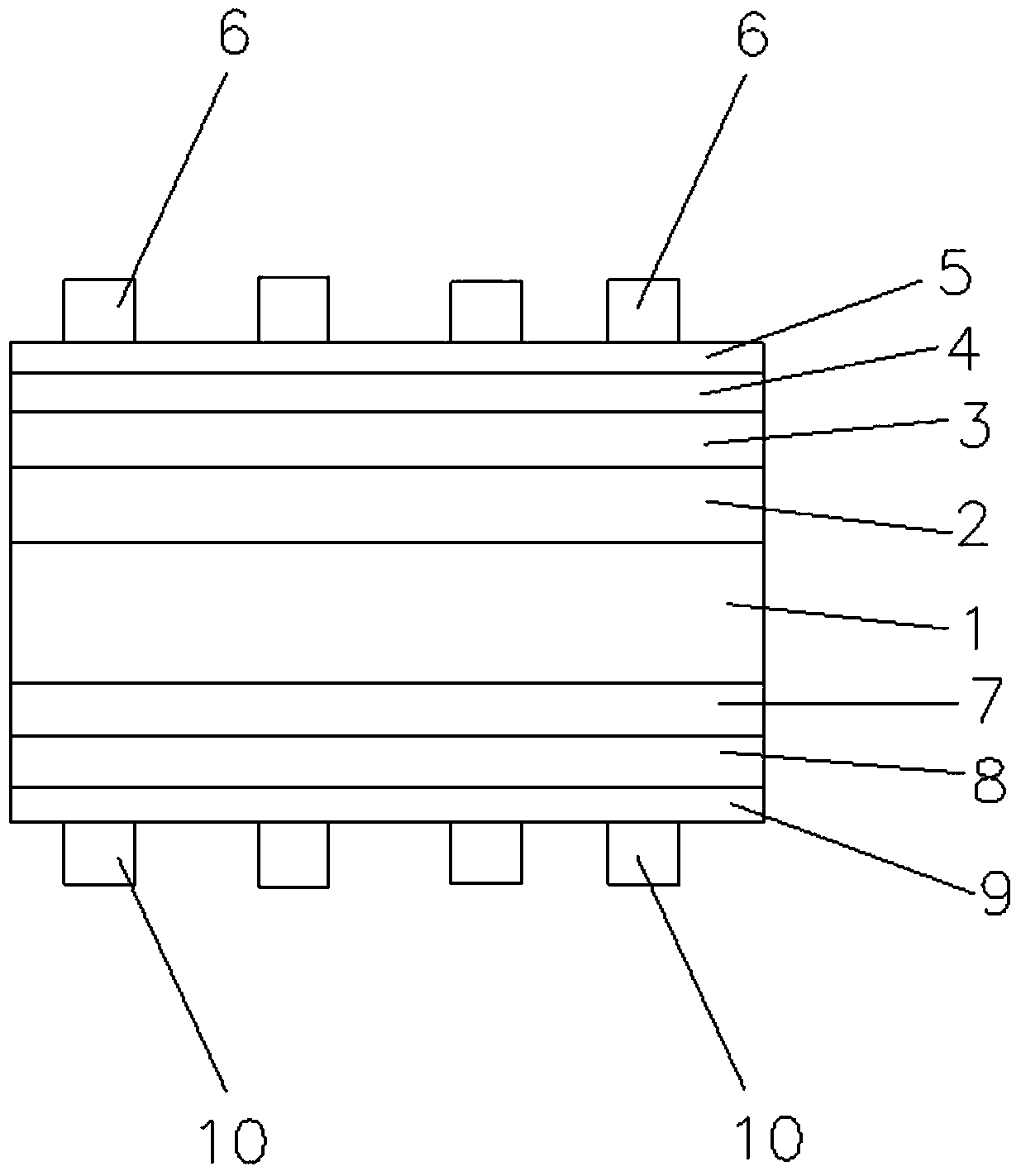 A kind of high-efficiency silicon-based heterojunction double-sided battery and preparation method thereof