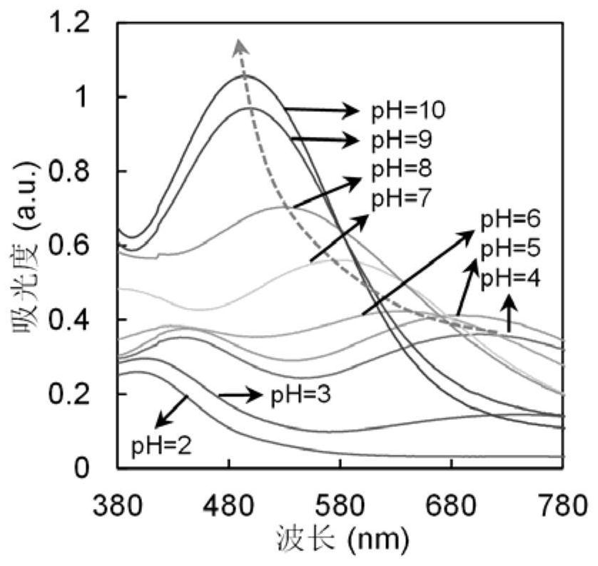 Intelligent hydrogel with adjustable colors in full spectral range as well as preparation method and application of intelligent hydrogel