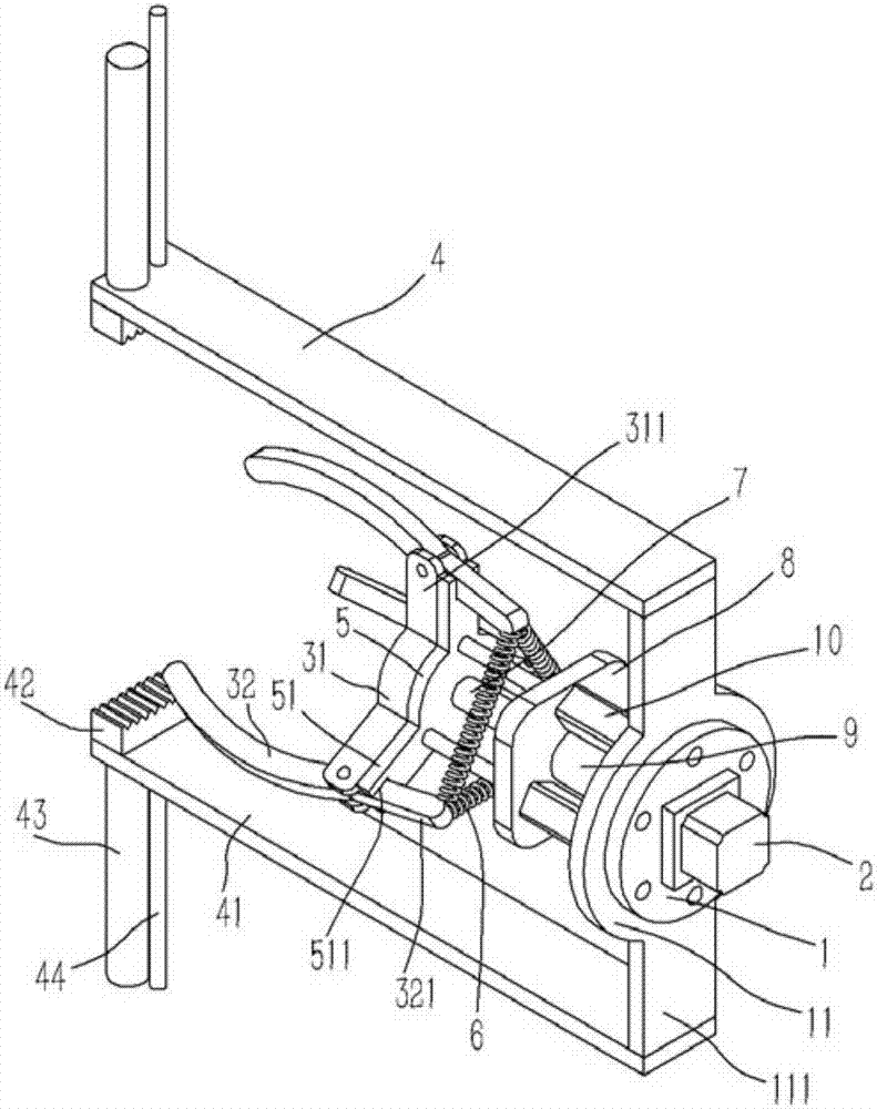 Picking mechanism of fruit picker