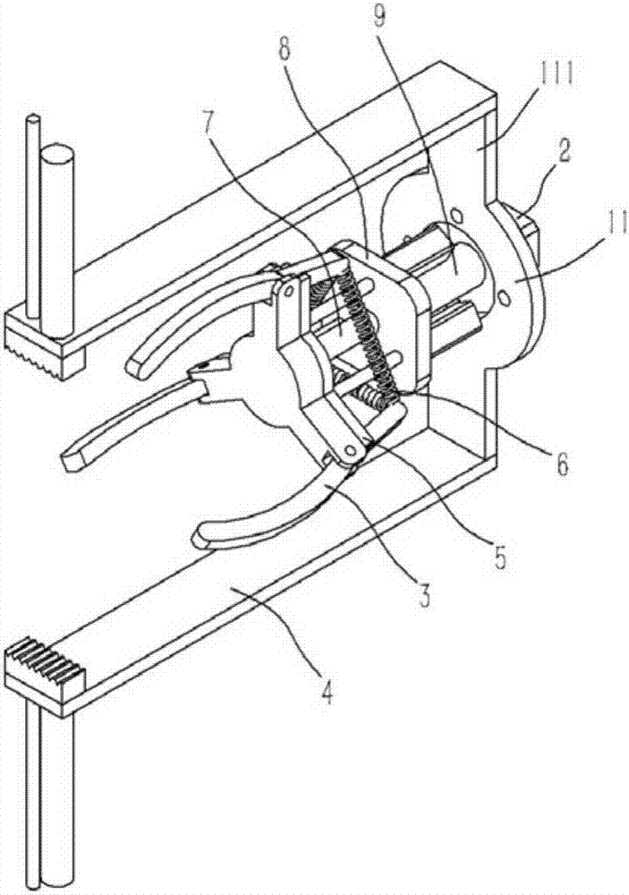 Picking mechanism of fruit picker