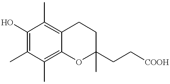 Antioxidant containing vitamin E metabolite