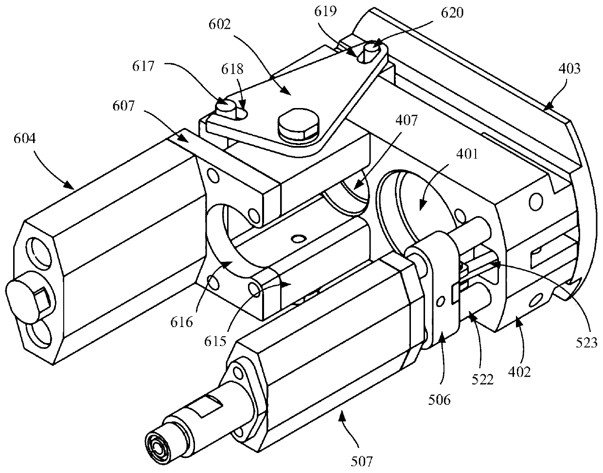 Core detection device of coring instrument