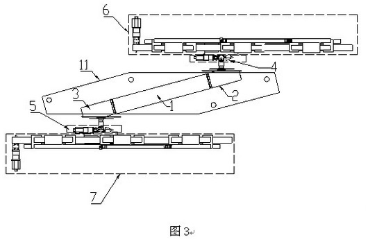 Oblique uniform flow deep sea pipeline segment model bidirectional forced vibration experiment apparatus