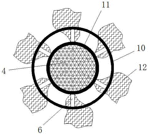 Biofilm colonization composed stuffing with function of retarding biological membrane aging and shedding