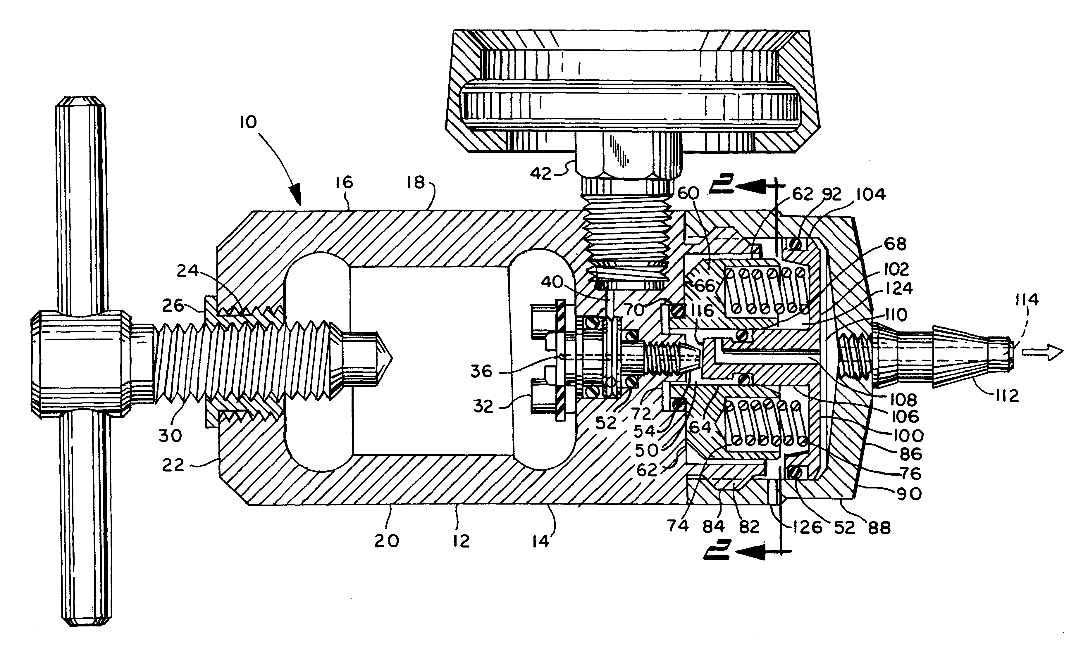 Five spring regulator