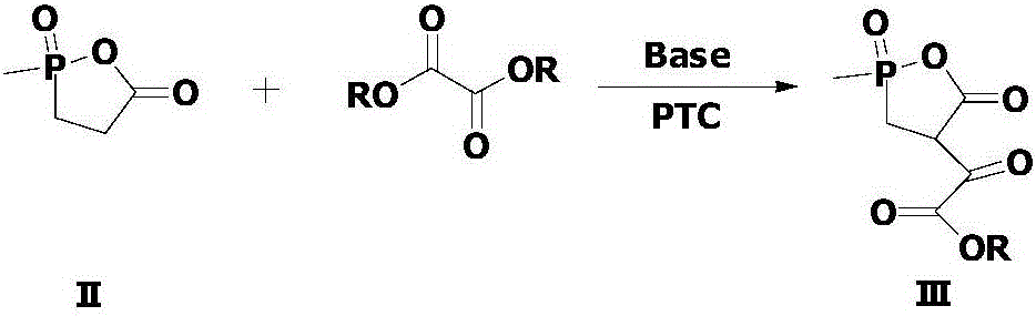 Preparation method of 4-[hydroxy(methyl)phosphoryl]-2-oxobutanoic acid as glufosinate intermediate