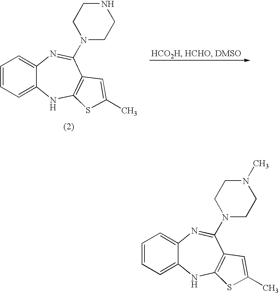 Stable salts of olanzapine