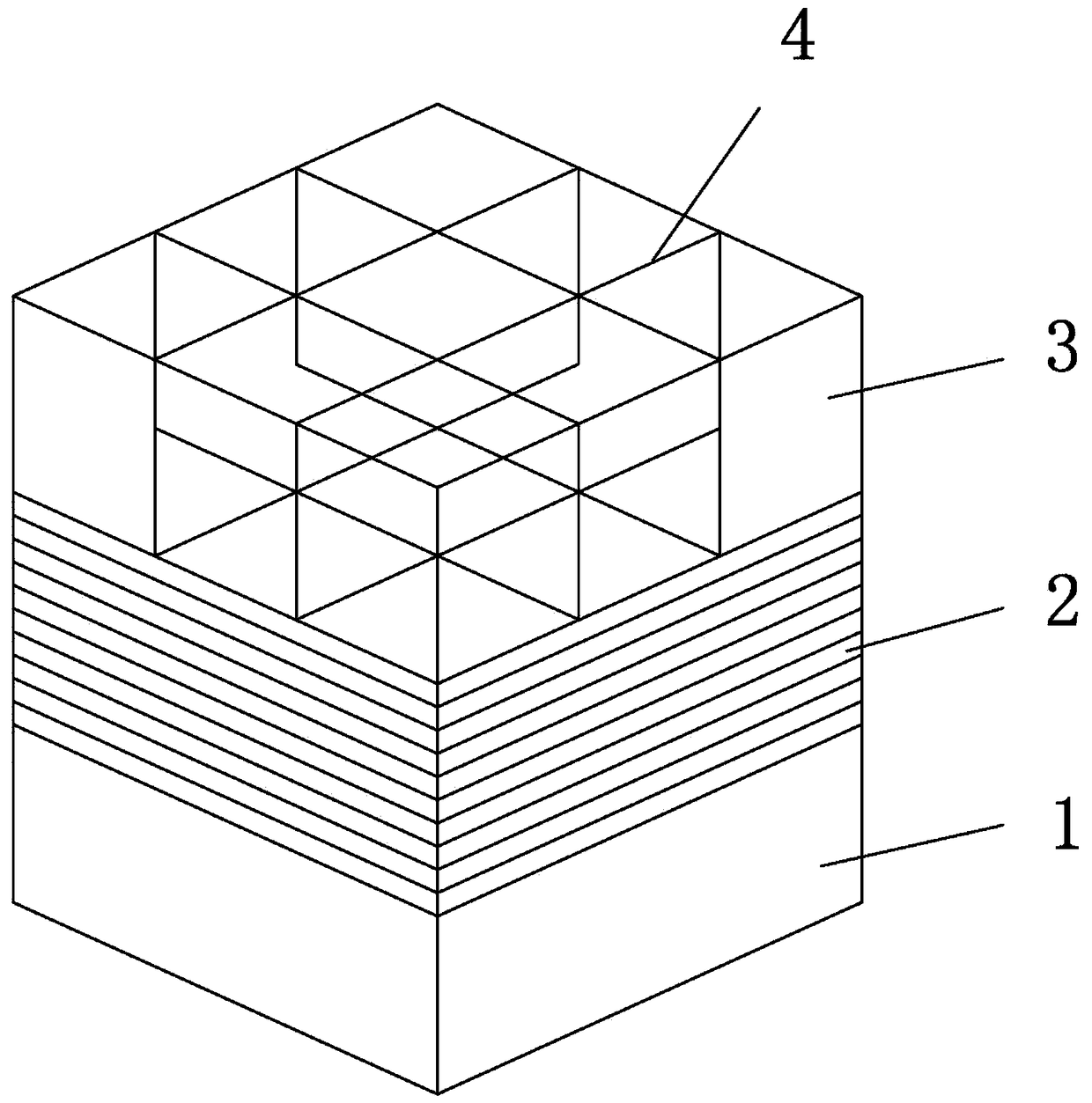 Preparation method of coal-series reservoir group fracturing object model sample taking transition zone into account