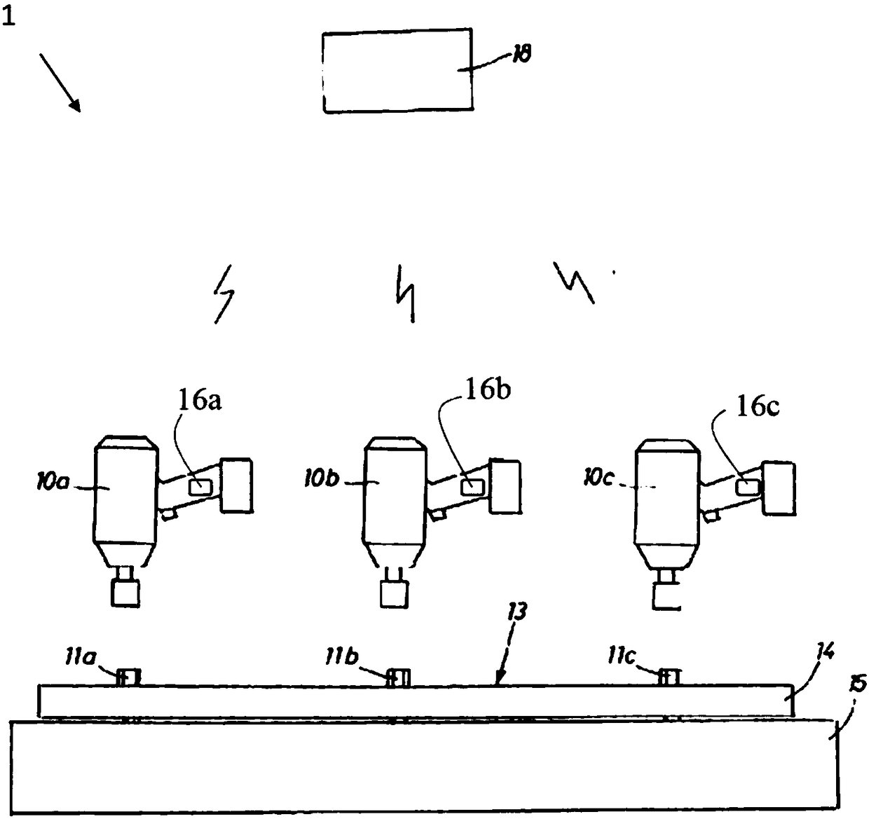 A system for pre-tensioning a joint comprising a number of threaded elements