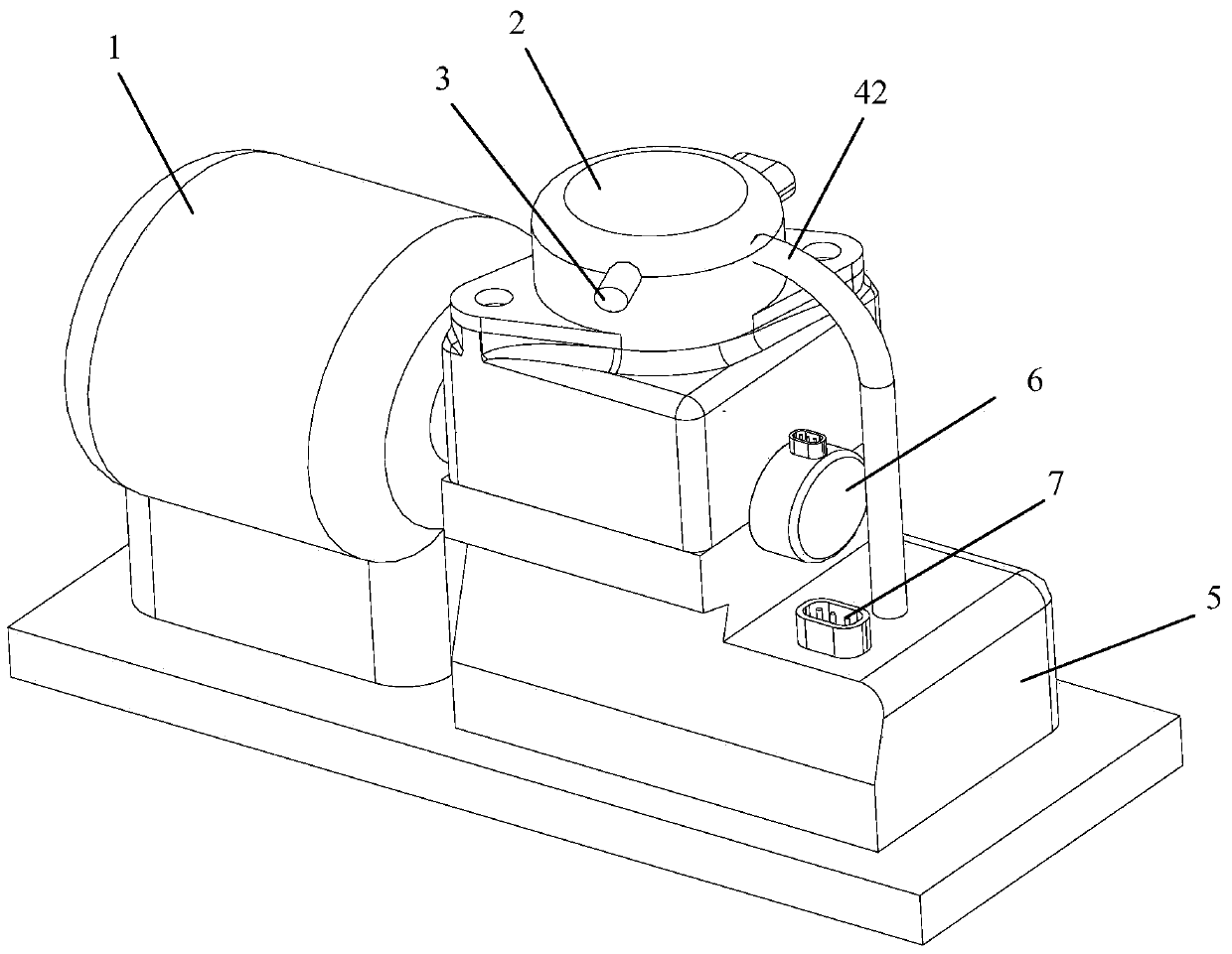 High pressure oil output device and control method thereof