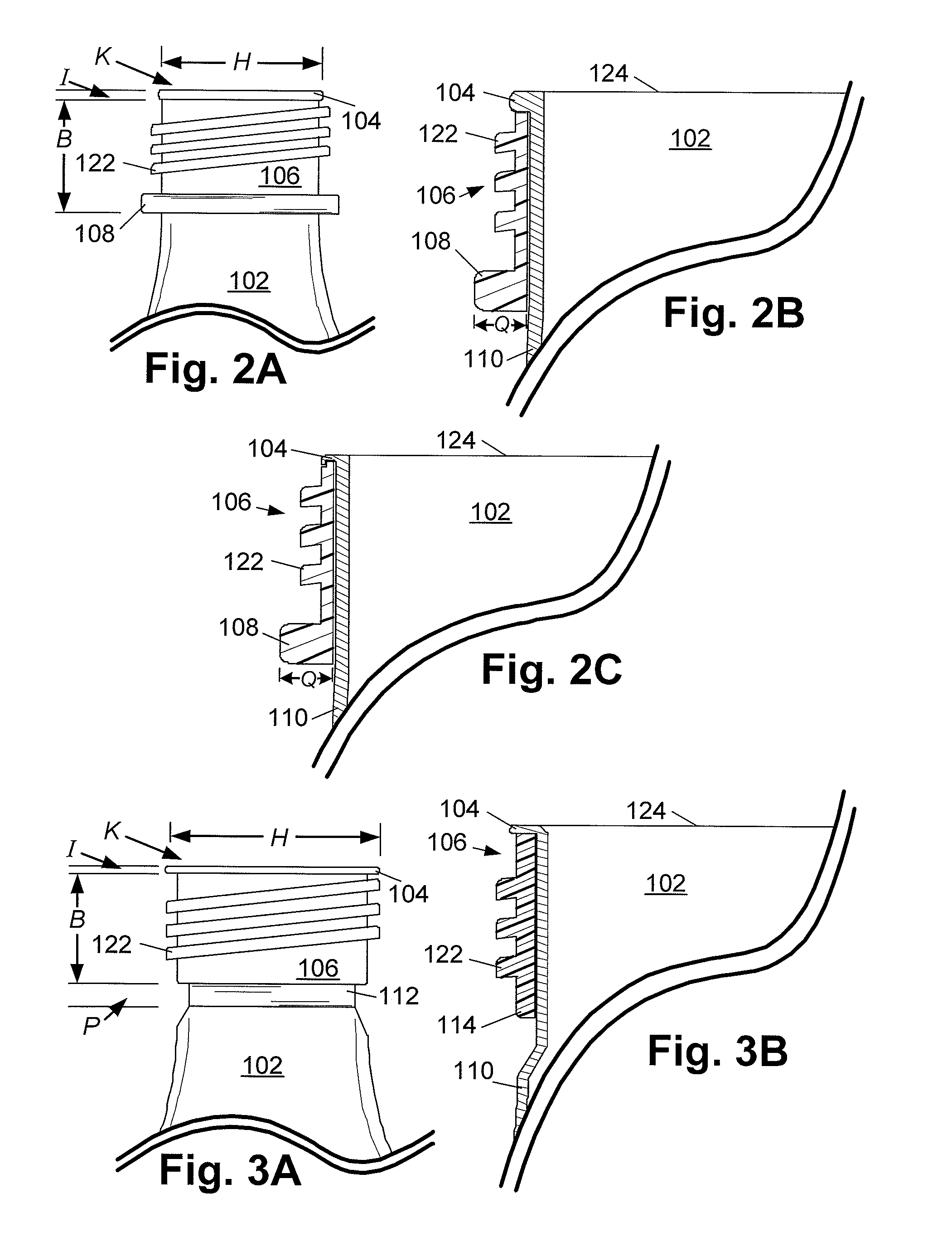 Shaped metal vessel