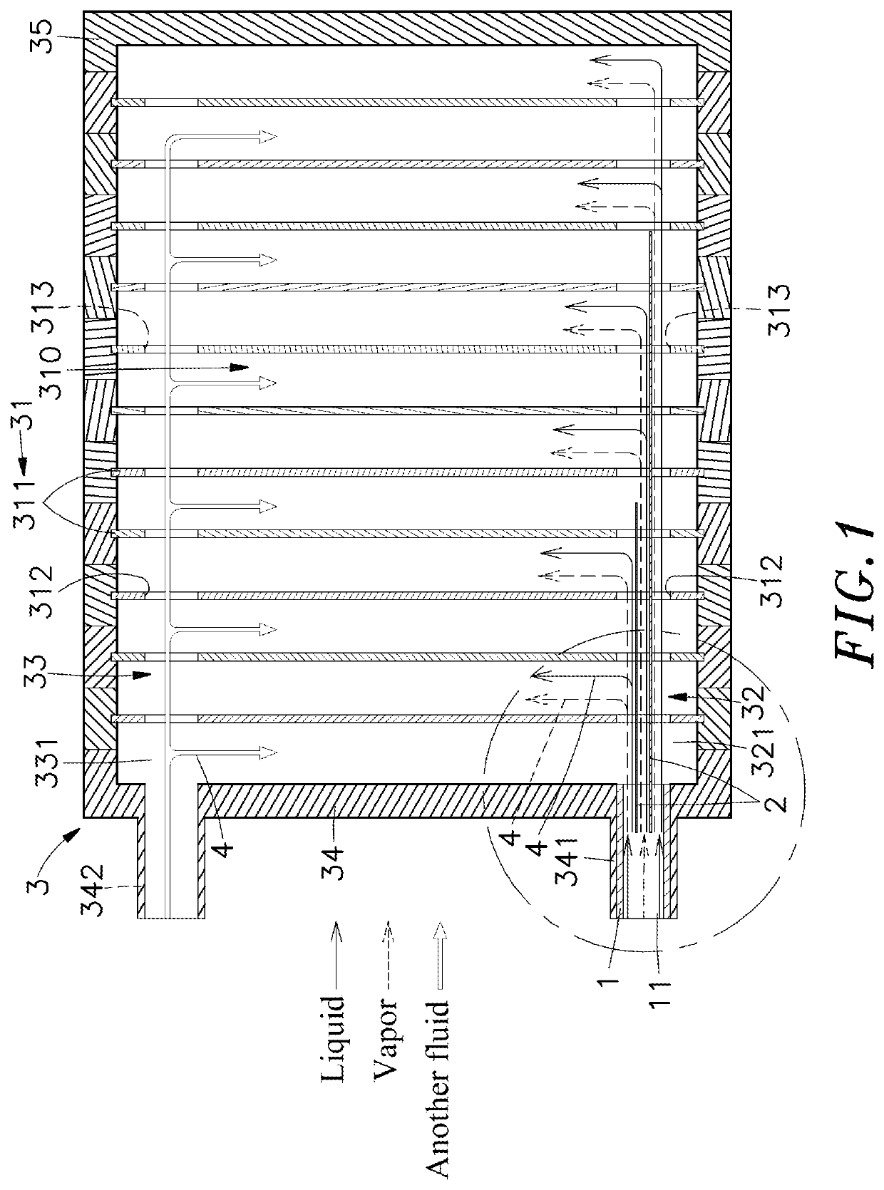 Inlet distributor for plate heat exchanger